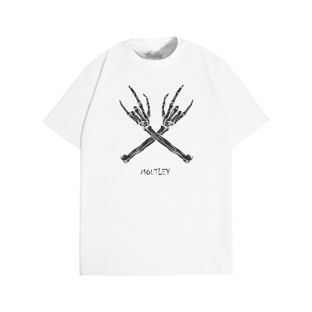 Moutley Men's T-Shirt Mild Cotton Hand Skull OL-030324