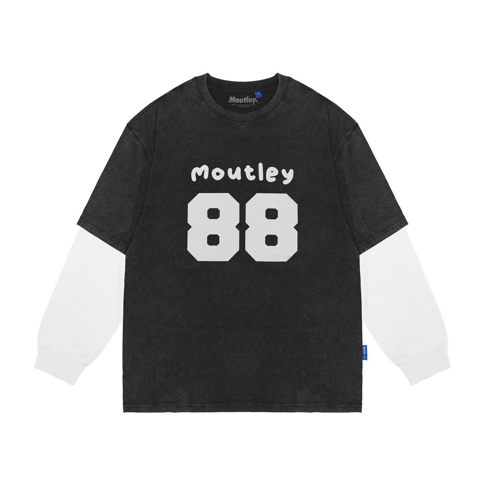 Moutley Kaos Pria Lengan Panjang Oversized Fit Katun 16s Otoma OL-090725