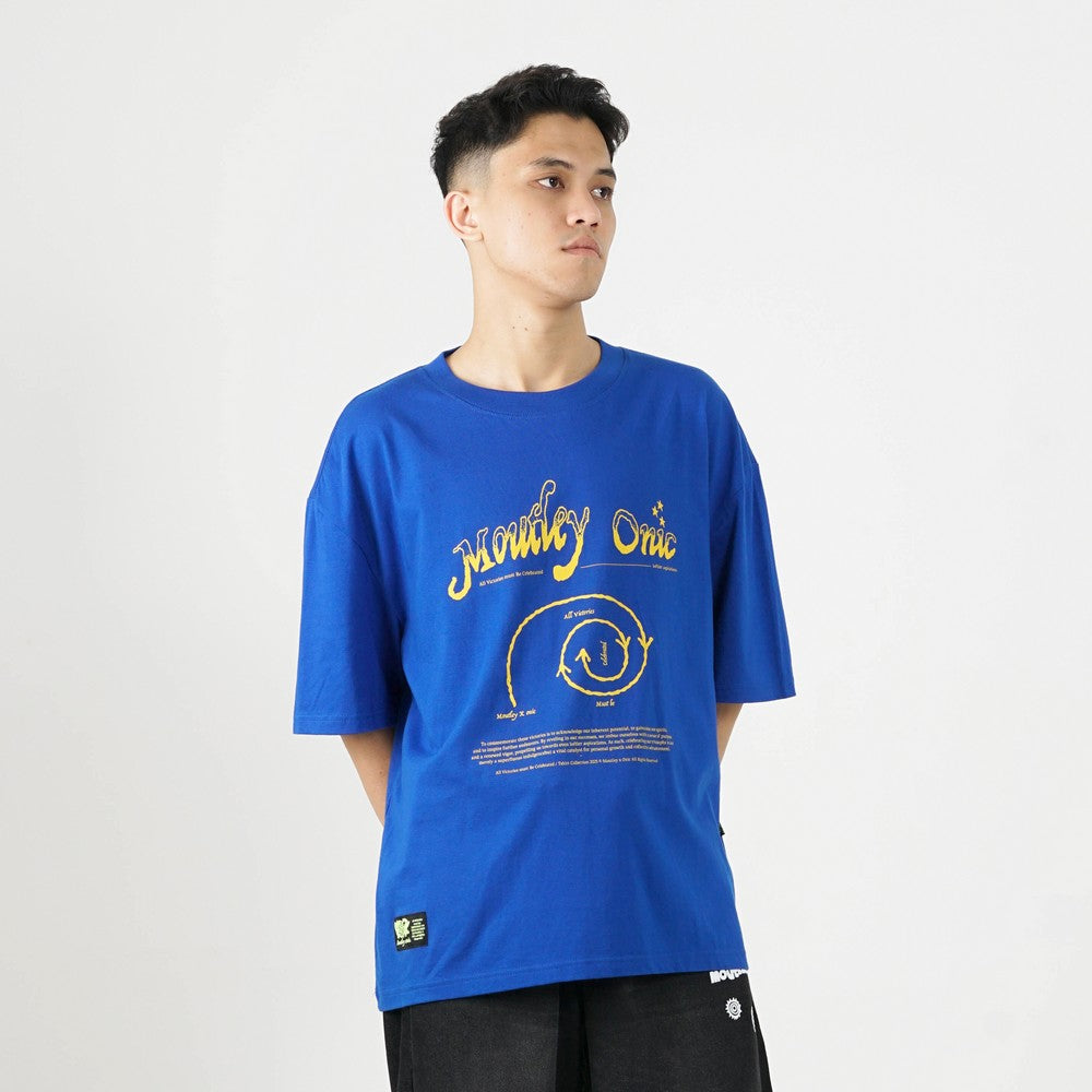 Moutley x Onic - Men's T-Shirt Short Sleeve Oversized Fit Cotton 16s Celebrated C050325