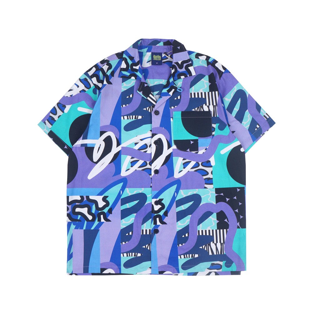 Moutley x Stereoflow Men's Bowling Hawaiian Shirt 011123
