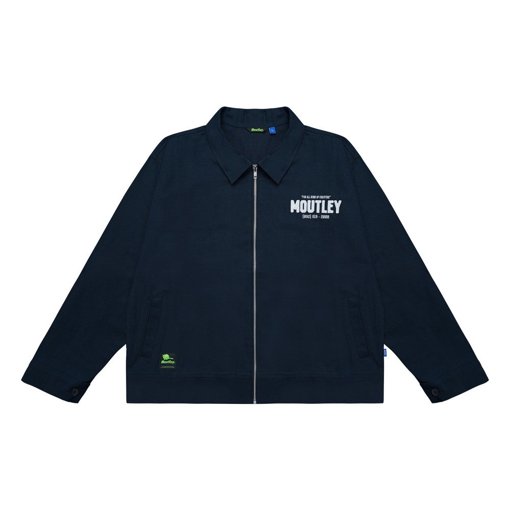 Moutley Men's Work Jacket Regular Fit Cotton Canvas Mtly OL-020425