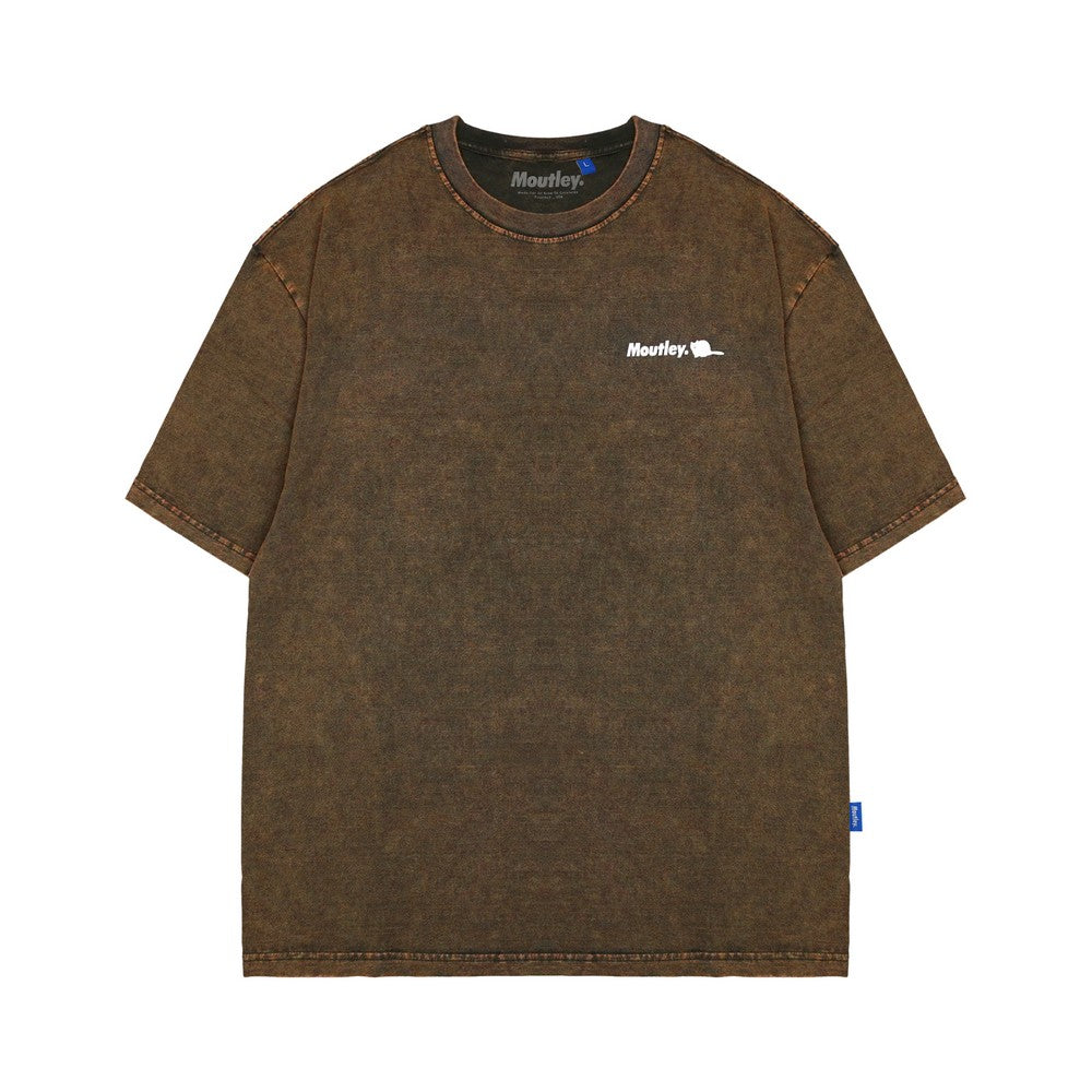 Moutley Men's T-Shirt Short Sleeve Oversized Fit Cotton 20s Seblay OL-C140725