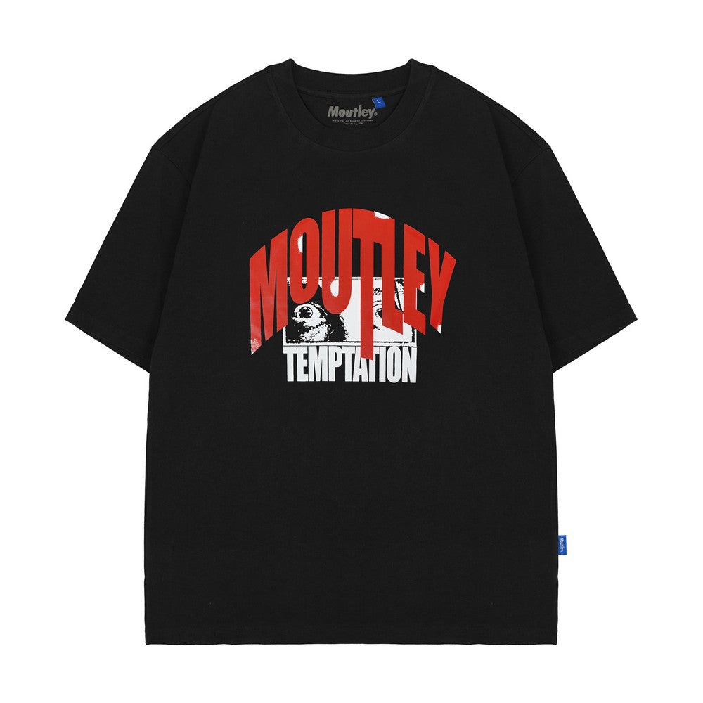 Moutley Men's T-Shirt Short Sleeve Oversized Fit Cotton 16s Temptation OL-080725