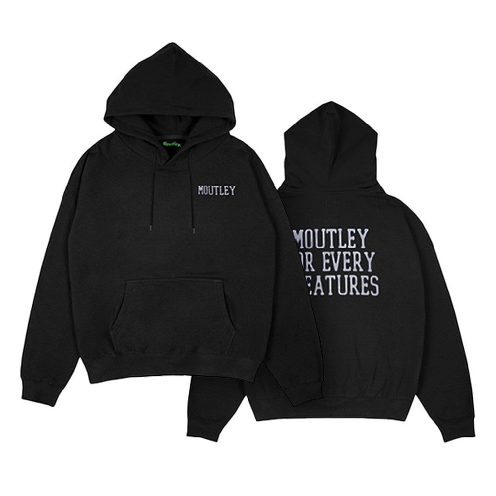 Moutley Men's Jacket Basic Hoodie Sweatshirt Regular Fit Fleece Creatures 081224