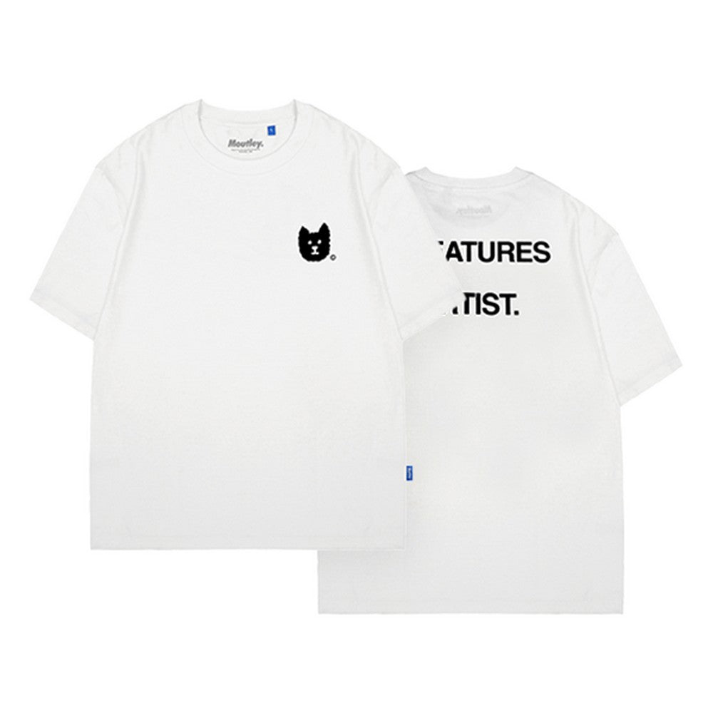 Moutley Men's T-Shirt Short Sleeve Oversized Fit Cotton 20s Creatures Artist OL-C030425