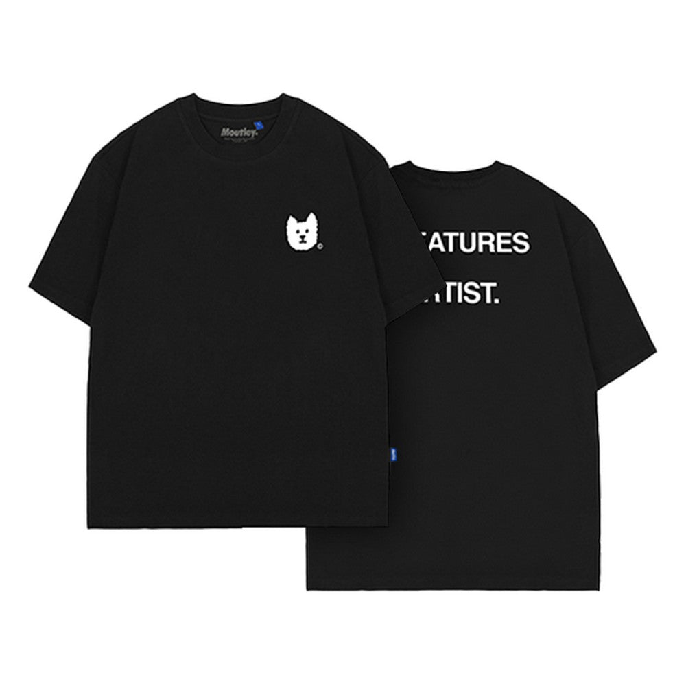 Moutley Men's T-Shirt Short Sleeve Oversized Fit Cotton 20s Creatures Artist OL-C030425