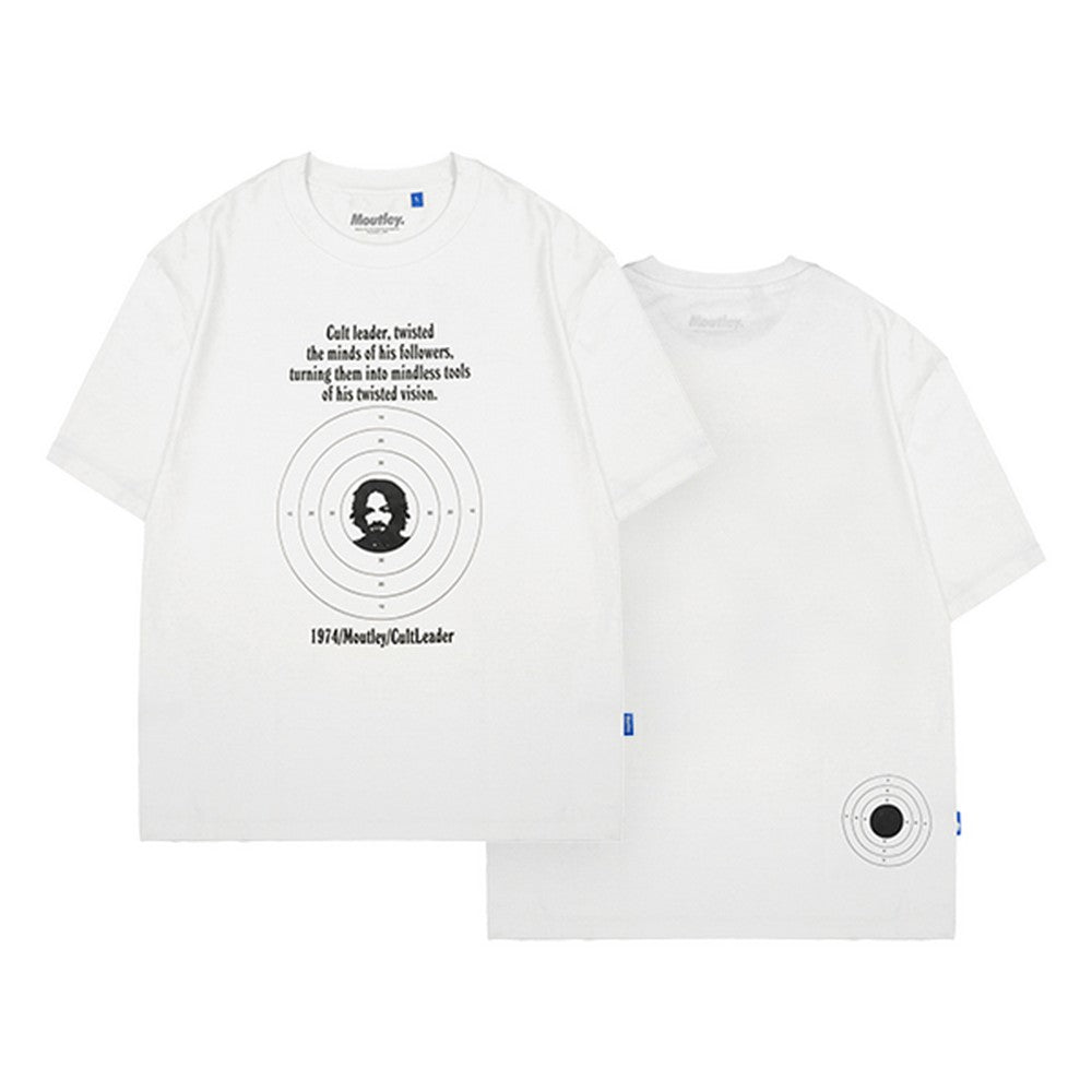 Moutley Men's T-Shirt Short Sleeve Oversized Fit Cotton 20s Cult Leader OL-C280125