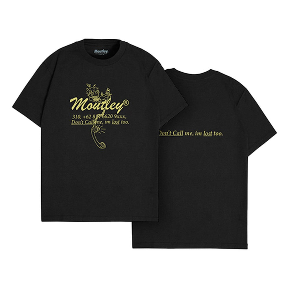 Moutley Men's T-Shirt Short Sleeve Oversized Fit Cotton 16s Don't Call 101224