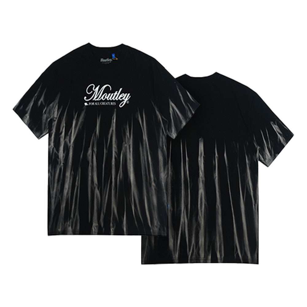 Moutley Men's T-Shirt Short Sleeve Oversized Fit Cotton 16s Hazed 011224