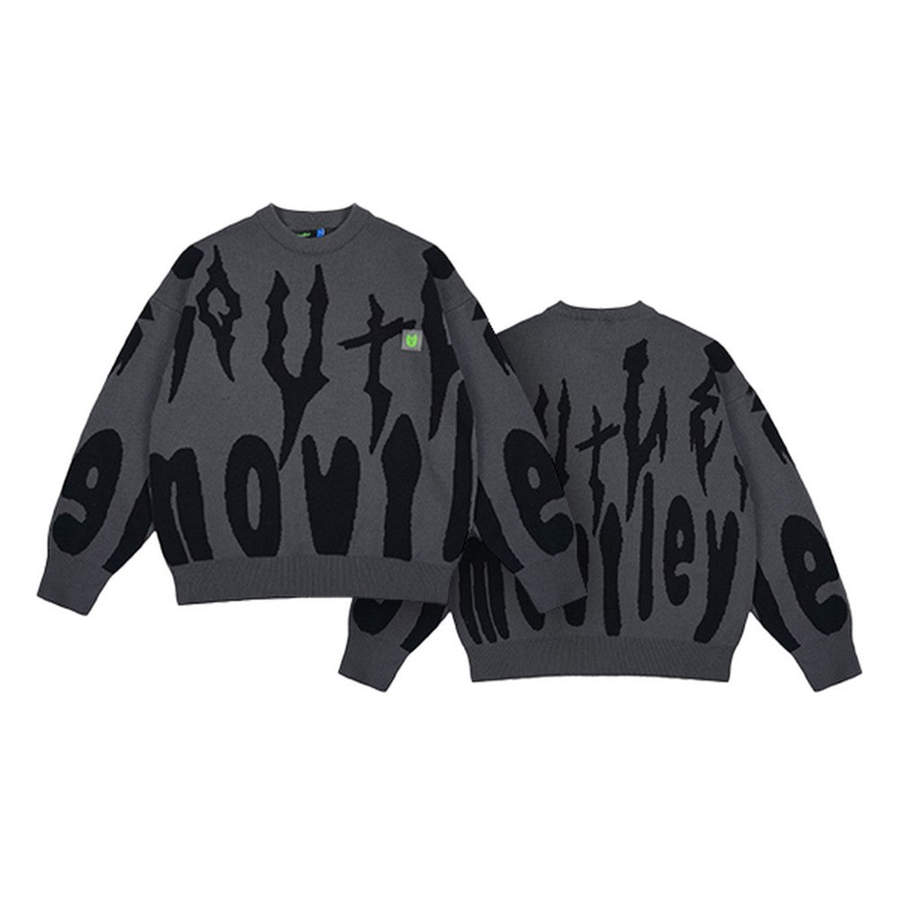 Moutley Men's Jacket Knit Crewneck Sweater Oversized Fit Cotton Operandi 010325