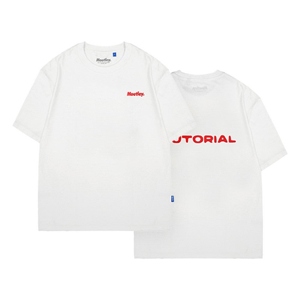 Moutley Men's T-Shirt Short Sleeve Oversized Fit Cotton 20s Tutorial OL-380125