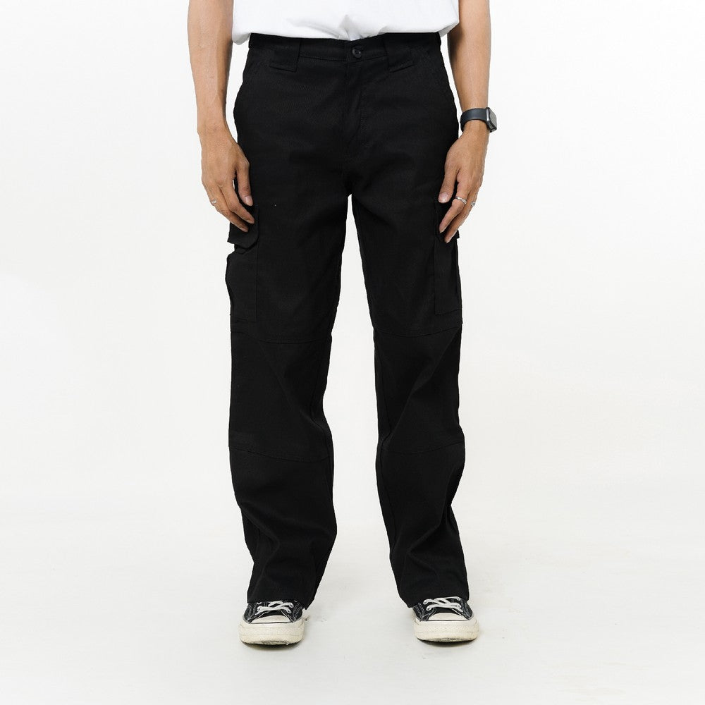 Moutley Men's Long Cargo Pants Regular Fit Cotton Twill Demarco OL-C010325