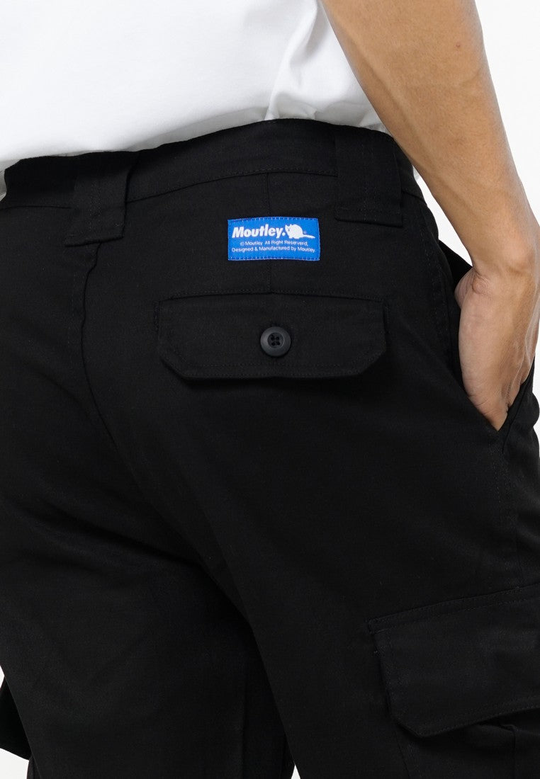 Moutley Men's Long Cargo Pants Regular Fit Cotton Twill Demarco OL-C010325